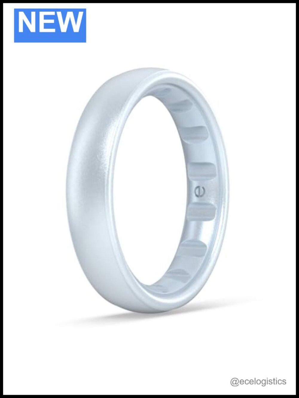 Silicone Ring Flexible Comfortable Band for Wedding and Everyday Wear